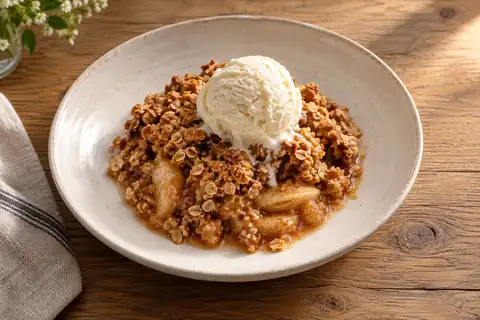 Warm Apple Crumble