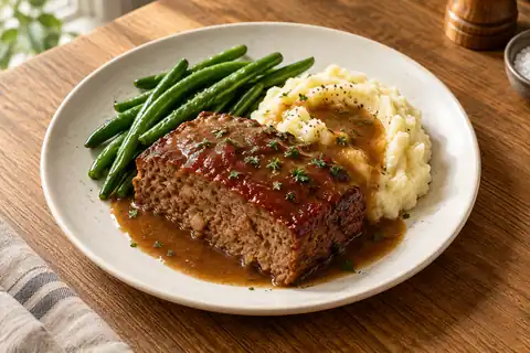Classic Meatloaf and Mash